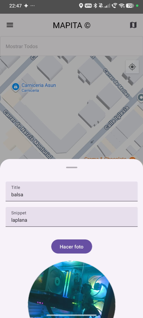 Maps App camera capture